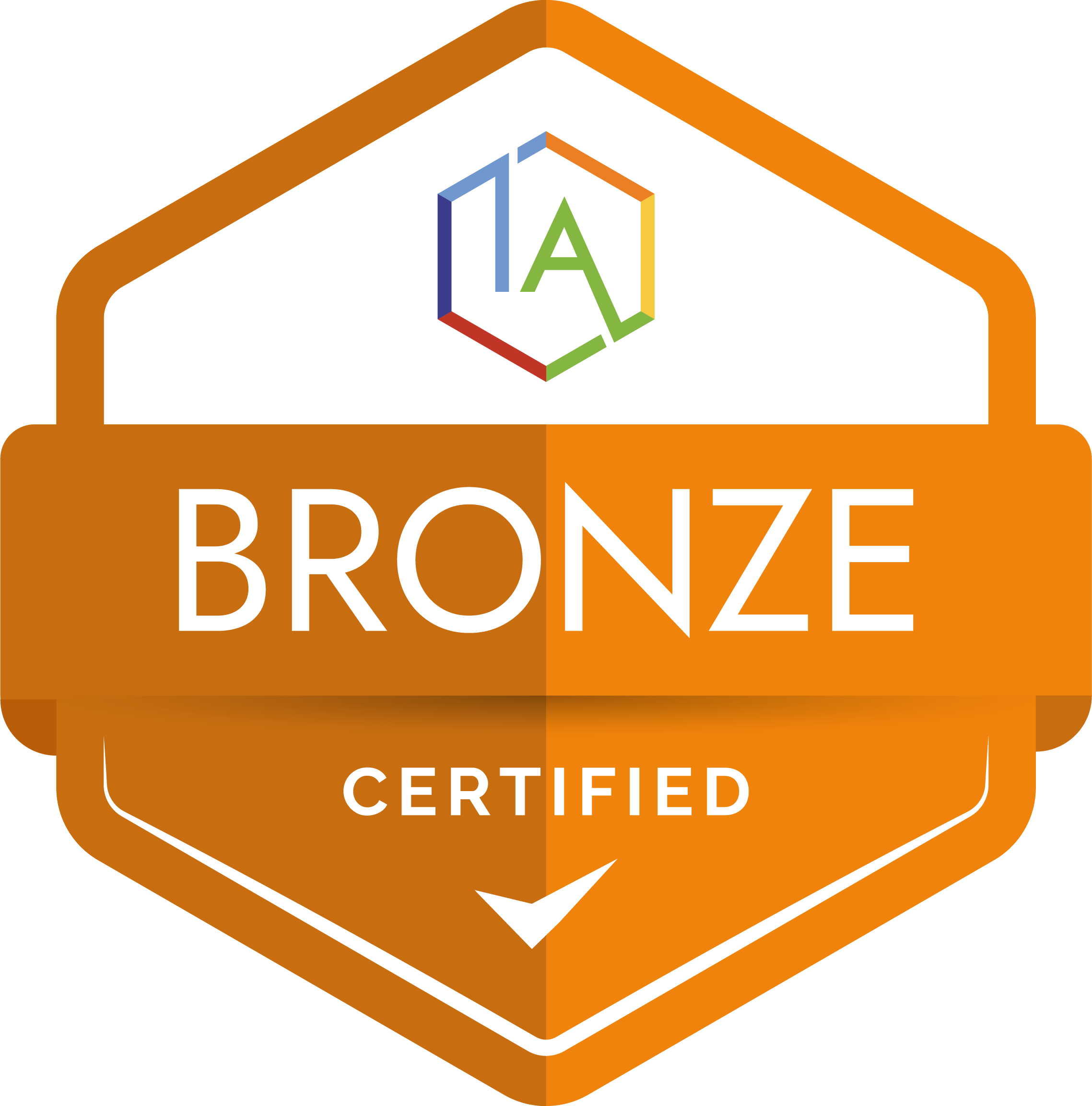 Bronze certification logo